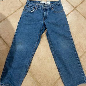 Levi's 550 Denim Jeans Blue Wash Relaxed Fit